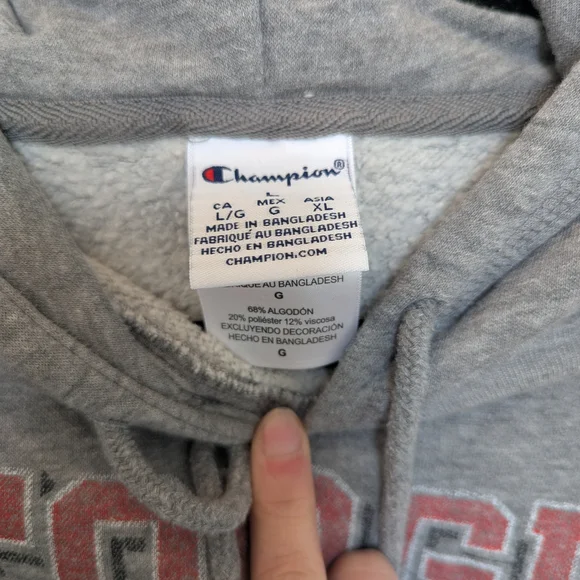 Champion Gray Georgia Bulldogs Sweatshirt - Picture 2 of 3